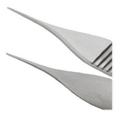 Tissue Forceps Centurion® Lil' Tips® Adson 4-3/4 Inch Length Floor / Office Grade Stainless Steel Sterile NonLocking Thumb Handle Straight Super Fine, Smooth Tips CASE OF 20 MK-959317