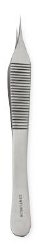Tissue Forceps Centurion® Lil' Tips® Adson 4-3/4 Inch Length Floor / Office Grade Stainless Steel Sterile NonLocking Thumb Handle Straight Super Fine, Smooth Tips CASE OF 20 MK-959317