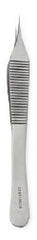 Tissue Forceps Centurion® Lil' Tips® Adson 4-3/4 Inch Length Floor / Office Grade Stainless Steel Sterile NonLocking Thumb Handle Straight Super Fine, Smooth Tips CASE OF 20 MK-959317