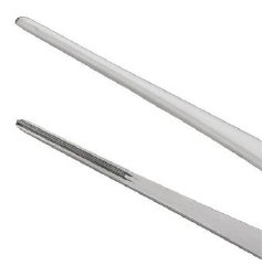 Dressing Forceps Centurion® DeBakey 8 Inch Length Floor / Office Grade Stainless Steel Sterile NonLocking Thumb Handle Straight Serrated Tips CASE OF 20 MK-959319
