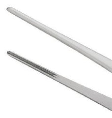 Dressing Forceps Centurion® DeBakey 8 Inch Length Floor / Office Grade Stainless Steel Sterile NonLocking Thumb Handle Straight Serrated Tips CASE OF 20 MK-959319