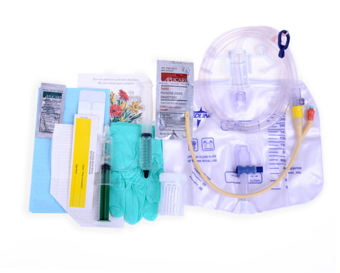 Indwelling Catheter Tray Erase Cauti Foley 18 Fr. 10 cc Balloon Silicone Elastomer TR FOL ERASE CAUTI LTX 18FR 10ML (10/CS) MK-962178