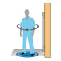 Market lab Ceia® Wall-Mounted Ferromagnetic Detector each