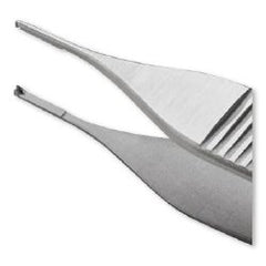 Tissue Forceps Centurion® Lil' Tips® Adson 4-3/4 Inch Length OR / Surgical Grade Stainless Steel Sterile NonLocking Thumb Handle Straight Super Fine, 1 X 2 Teeth CASE OF 20 MK-971877