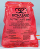 Autoclavable Biohazard Waste Bag SP Bel-Art Biohazard Symbol / Disposable Autoclave Bag / Caution 0.43 gal. Red 8-1/2 X 11 Inch MK-974108