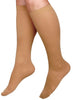 Compression Stocking Curad® Knee High Size C / Regular Tan Closed Toe MK-974138
