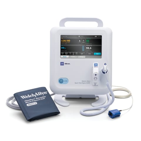 marketlab Welch Allyn Spot Vital Signs 4400 Device With Suretemp and Nonin Pulse Oximeter 1 / each