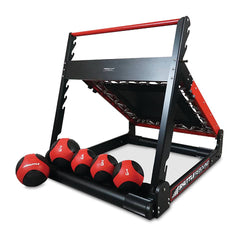 MARKET LEB Shuttle Square Rebounder, Red, With Medicine Balls EACH  ML98958-RD