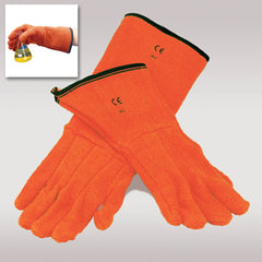Autoclave Glove Clavies® One Size Fits Most Terry Cloth Orange 18.5 Inch Length Gauntlet Cuff NonSterile 18 1/2" MK-472611