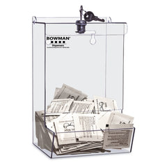 BOWMAN® Bulk Dispenser, Locking with Catch Tray Each of 1 - BK100-0111