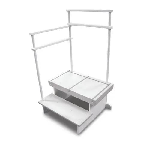 marketlab 2-Step Positioning Platform Extra-Wide  Patient Positioners with Handrail 1 / each