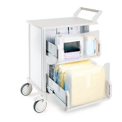 MARKET LAB Bowman® Mini Infection Prevention PPE Isolation Cart • 28.4"W x 15.5"D x 35.5"H EACH CT100-0000