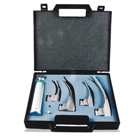 marketlab Reusable F/O Laryngoscope Sets Green Series Fiber Optic Set, MacIntosh • American Profile 1 / each