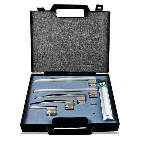 marketlab Reusable F/O Laryngoscope Sets Green Series Fiber Optic Set, Miller • American Profile  1 / each
