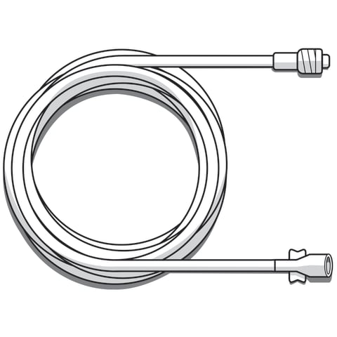 marketlab Truer Gas Sampling Line 10' Gas Sampling Lines, PE/PVC Male/Male  50 / pk