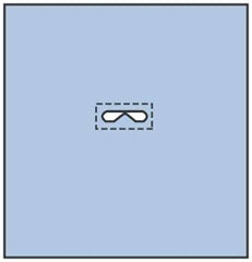 McKesson EENT Drape Bilateral Eye Drape Sterile (40/CS) MK-420586