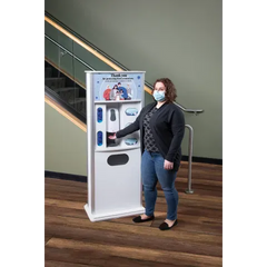 Market lab Marketlab Health and Hygiene Kiosk • 26"W x 16"D x 63.25"H each ML107127