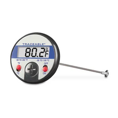 Market lab  Jumbo-Display Thermometer with 1 Flat-Surface Probe each  ML105196
