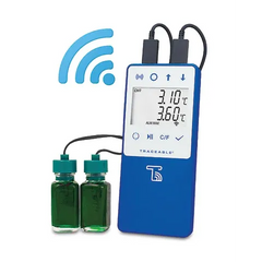 Market lab  Wi-Fi Data Logging Refrigerator/Freezer Thermometer, 2 Bottles each  ML107139
