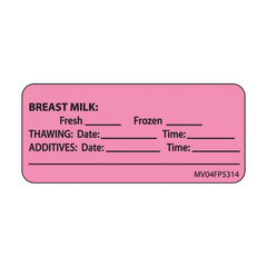 Market lab Breast Milk Information Label pack of 420 ML110954-17