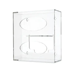 Market lab Antimicrobial Side-Loading Acrylic Glove Dispenser, each ML14298