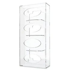 Market lab Antimicrobial Side-Loading Acrylic Glove Dispenser, each ML14298