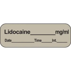 Market lab Local Anesthetics Labels pack