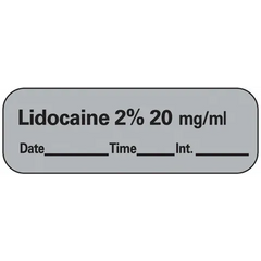 Market lab Local Anesthetics Labels pack