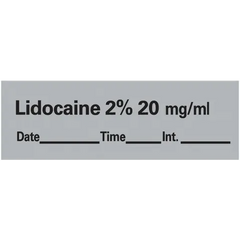Market lab Local Anesthetics Labels pack