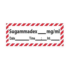 MARKET LAB Narcotics Antagonists Labels Sugammadex__mg/ml PACK OF333 ML53225