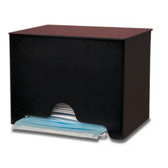 Market lab Bowman Cherry ABS Bulk Countertop Face Mask Dispenser • 9.45"W x 4.75"L x 6.75"H each FM019-0233