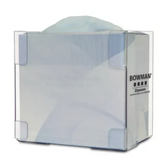 Market lab Bowman PETG Tall Mask Box Dispenser • 8.08"W x 5.58"D x 7.6"H each FP-122