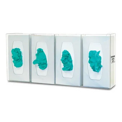 Market lab Bowman PETG Divided Glove Box Dispensers each GL020-0111