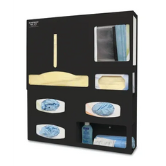 Market lab Bowman Isolation Station, Aluminum • Black • 22.75"W x 4.58"D x 25.63"H each PS016-0520