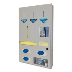 Market lab Bowman Steel Semi-Recessed Isolation Station each  RE121-0012
