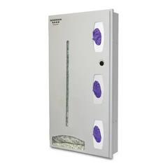 Market lab Bowman Steel Recessed Isolation Station without Mask Dispenser • 18.77"W x 4.77"D x 34.66"H each  RE502-0012