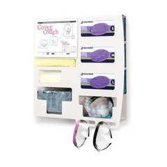 Market lab Marketlab Antimicrobial Isolation Station • 22.125"W x 4.25"D x 22"H • White each ML16768-WH