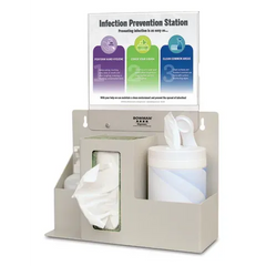Market lab Bowman ABS Wipe, Tissue, Hand Sanitizer Dispenser • 15"W x 5.75"D x 11.38"H each  ED-097