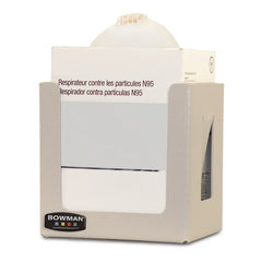 Market lab Bowman ABS Universal Cone Face Mask Box Dispenser • 6.75"W x 5.75"D x 7.13"H each FM300-0212