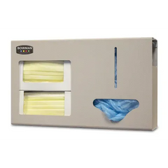 Market lab Bowman ABS Double Mask and Bulk Dispenser • 16.95"W x 4.75"D x 10.2"H each PA005-0212