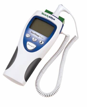 Welch Allyn Electronic Probe Thermometer SureTemp® Oral Probe Wall Mount