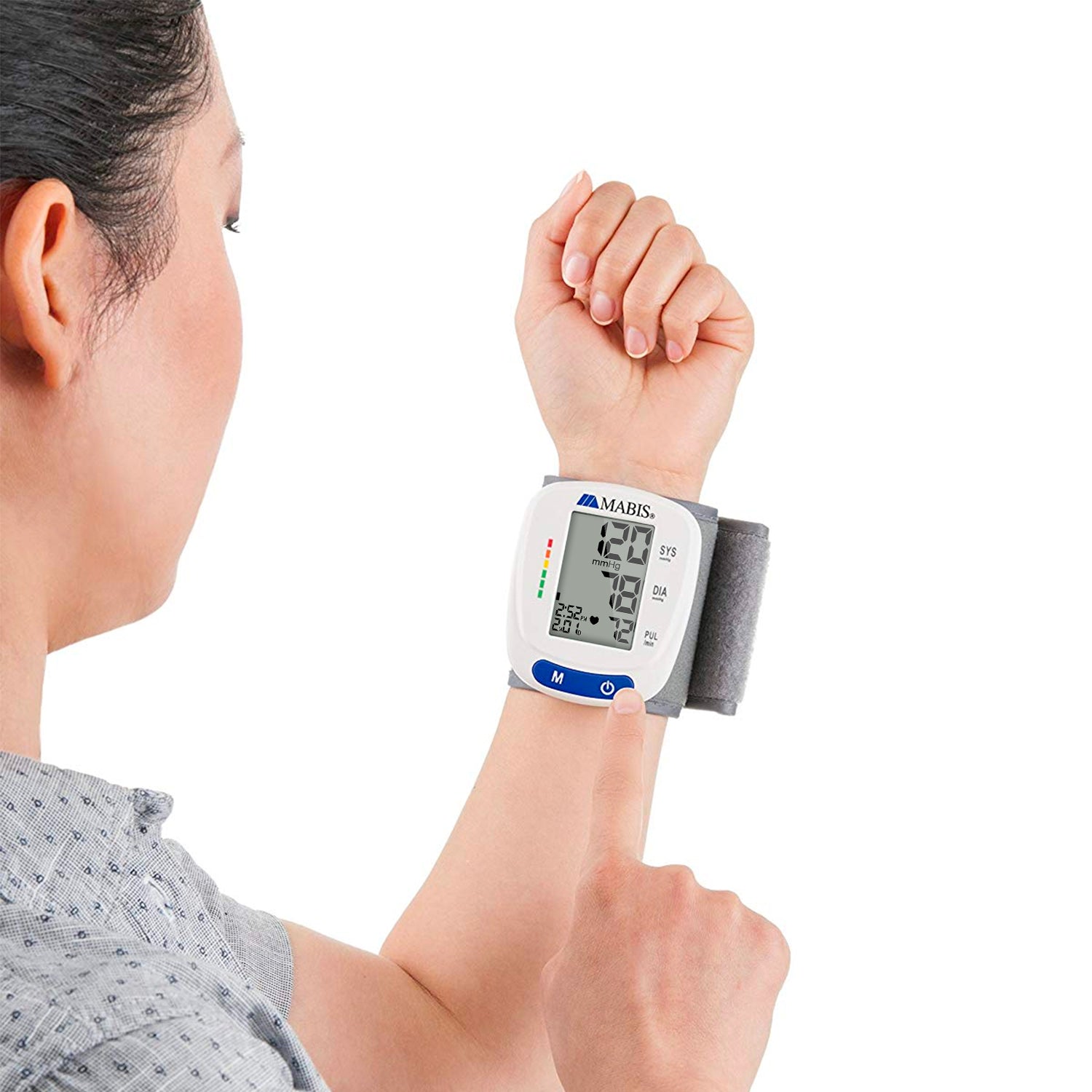 MABIS Digital Wrist Blood Pressure Monitor AM-04-615-001 – Axiom