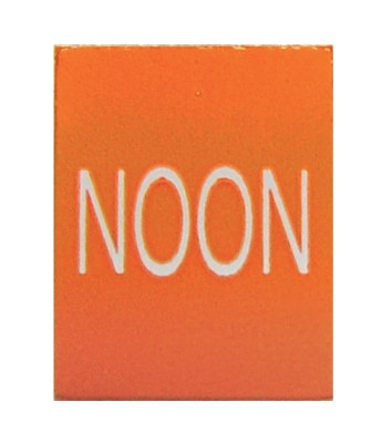 LidPak Coding Label- Noon - Roll Of 500