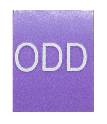 LidPak Coding Label - Odd - Roll Of 500