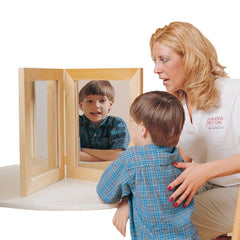 Two-Panel Folding Mirror