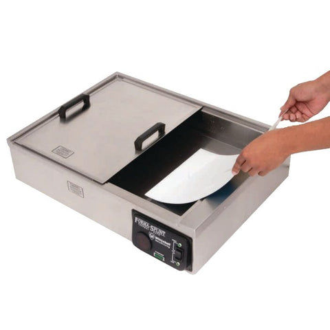 Heat Pan with Sliding Lid