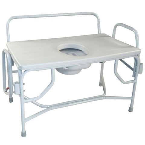 Bariatric Drop Arm Commode