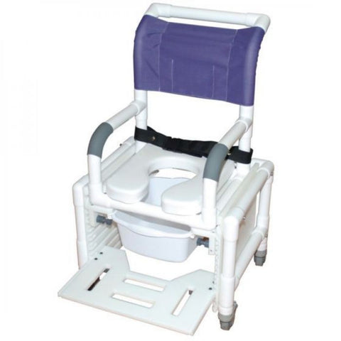 Deluxe Adjustable Shower and Commode Chair