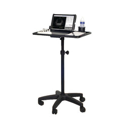 Rolling Cart with Locking Tablet Holder