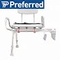 Tub Mount Swivel Sliding Bench